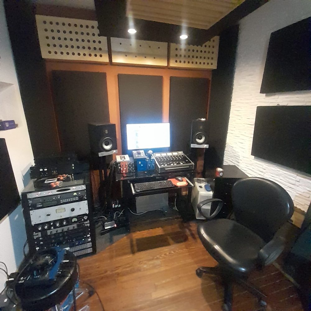 Sala de control del estudio